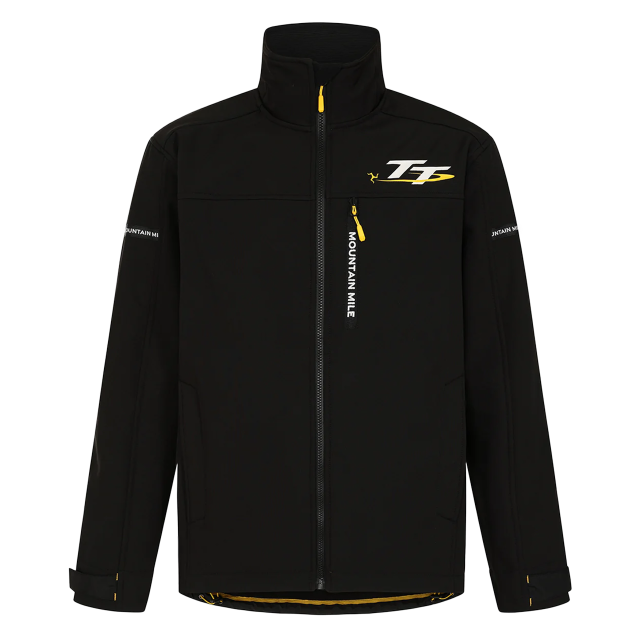 169JB - IOM MOUNTAIN MILE BIKER JET BLACK JACKET